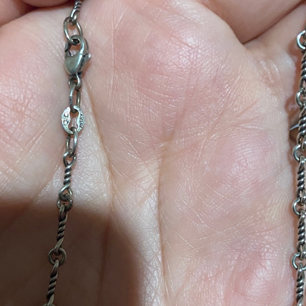 James Avery Silver Twisted Chain Necklace